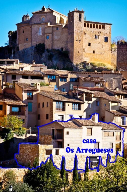 Casa Rural Os Arregueses Alquézar Esterno foto